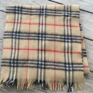 Pure Lambswool Tan and Black Scarf